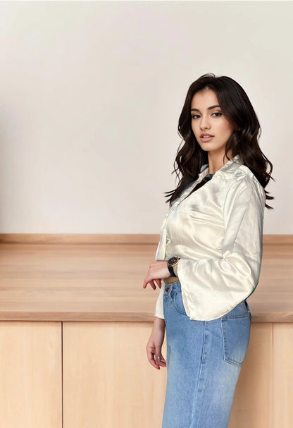 Luxe Satin Shirt Luubeezer