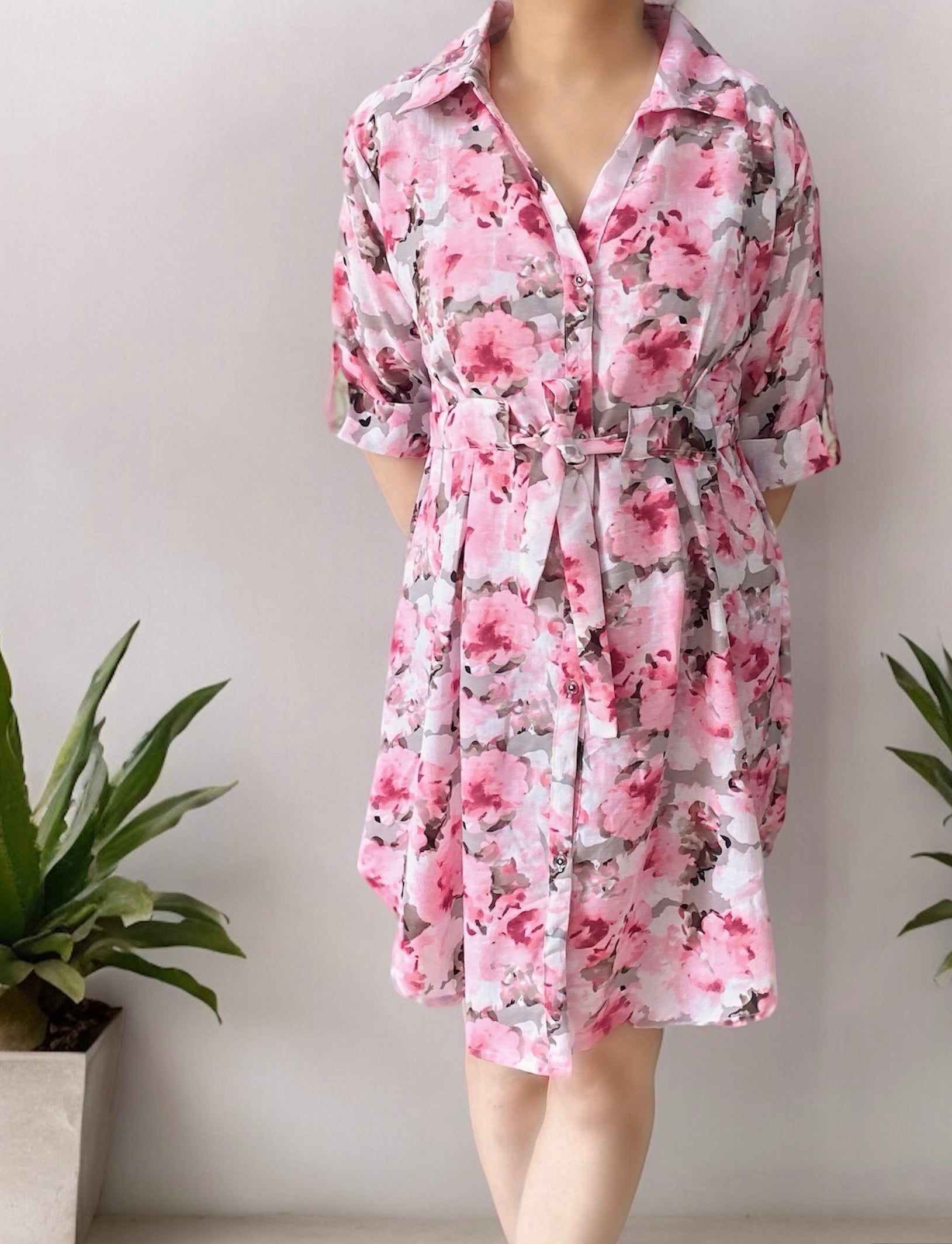 High low Shirt Dress Luubeezer